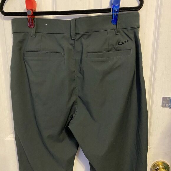 Nike Golf Pants Mens 32x30 M M Gray Dri Fit Flat Front Lightweight Straight Leg - Picture 7 of 10